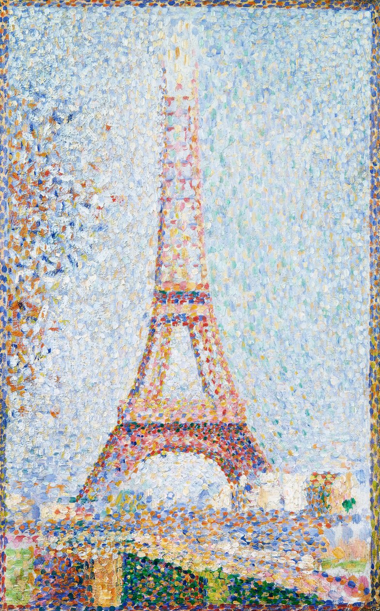 De Eiffeltoren door Georges Pierre Seurat