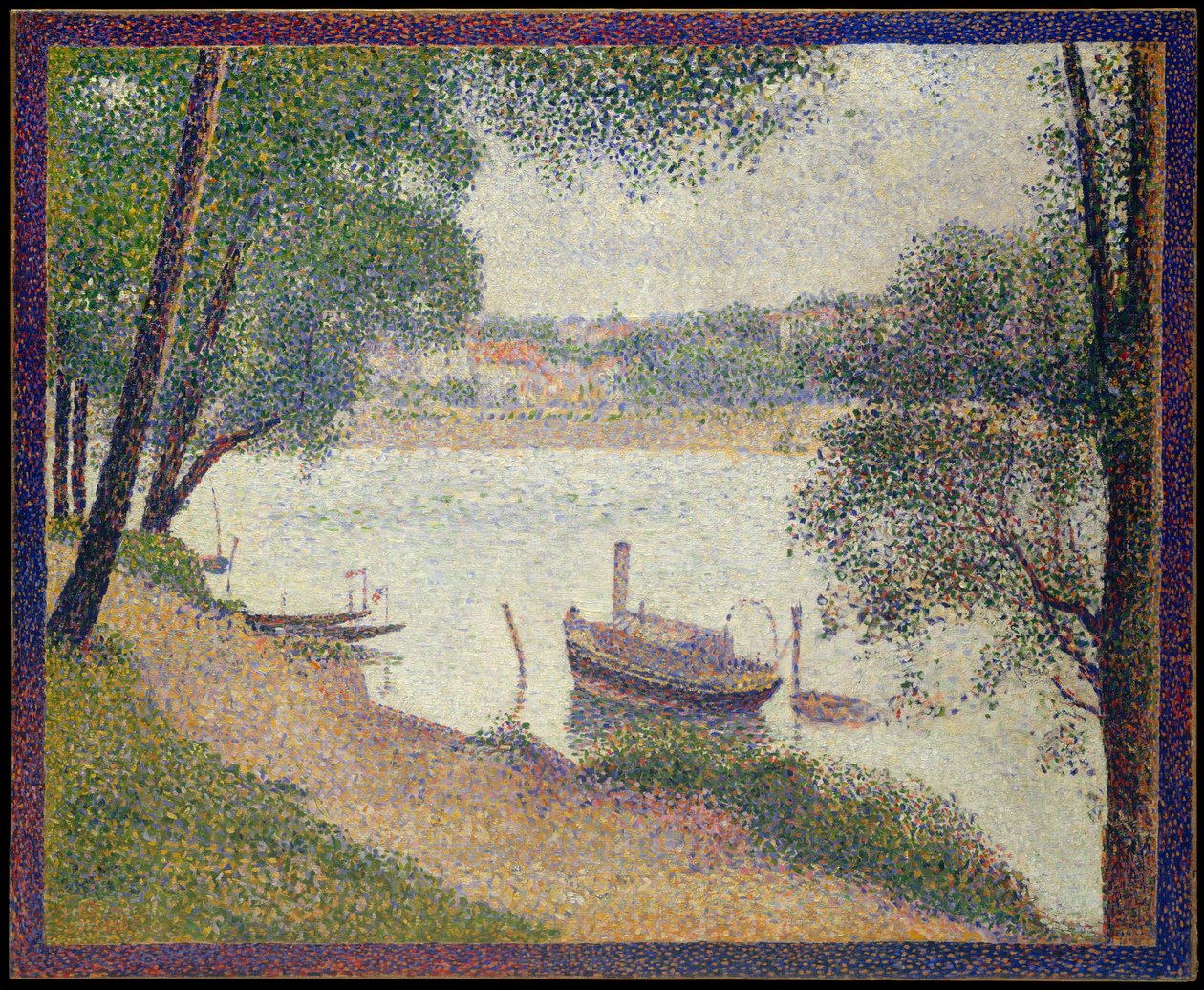 Grijs weer, Grande Jatte door Georges Seurat