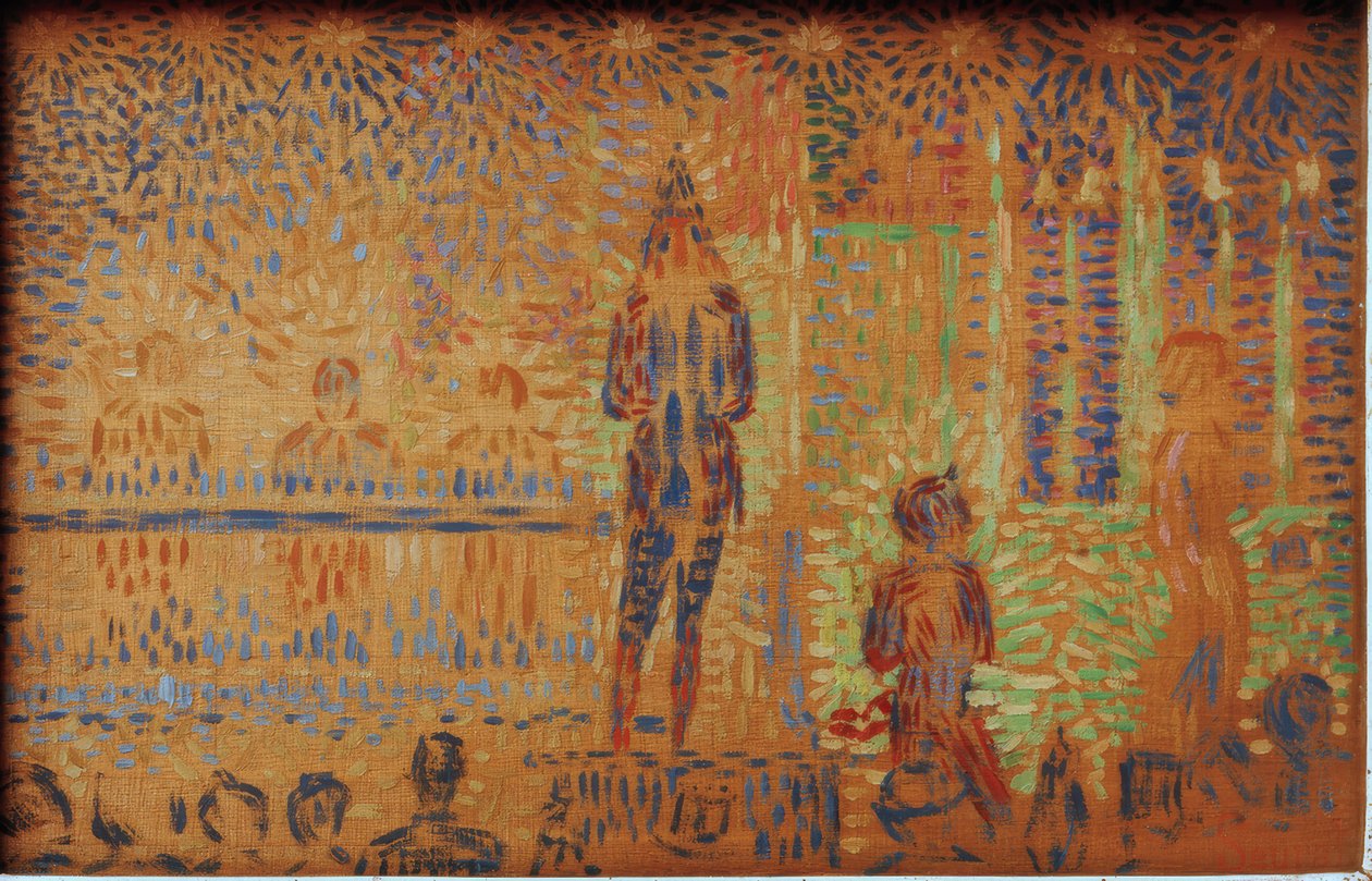 Circusparade door Georges Seurat
