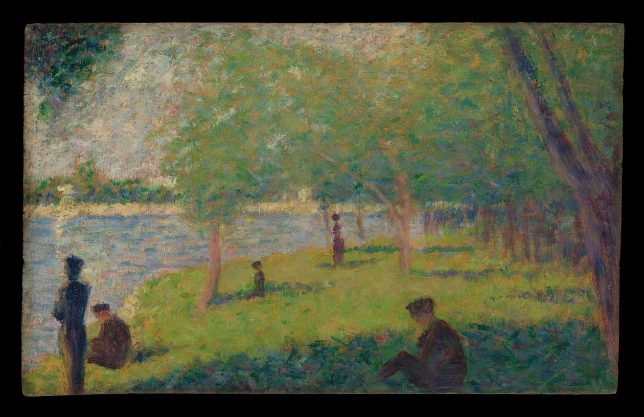 Studie voor "Een zondag op La Grande Jatte" door Georges Seurat