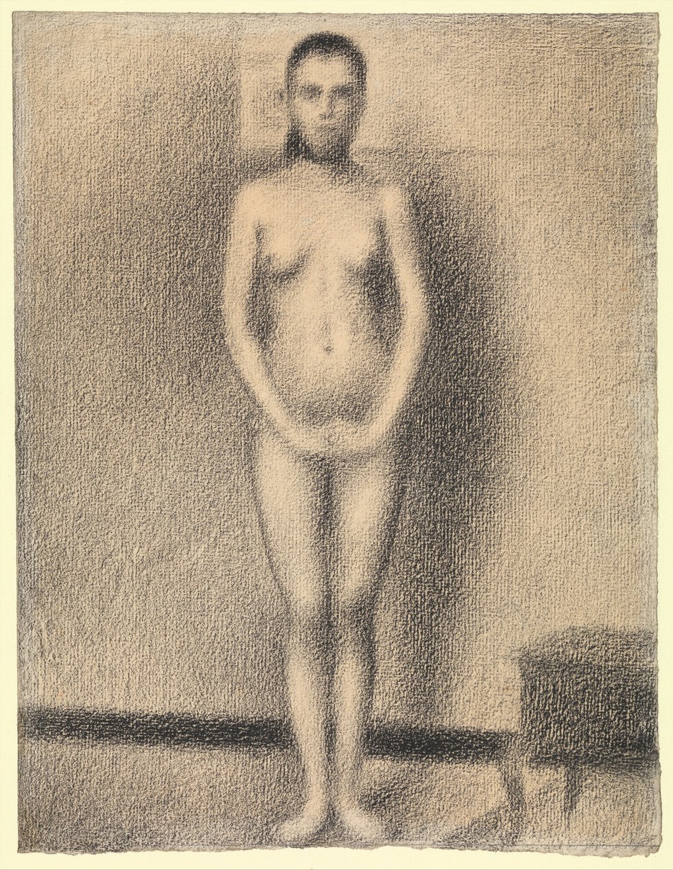 Studie voor „Poseuses“ door Georges Seurat