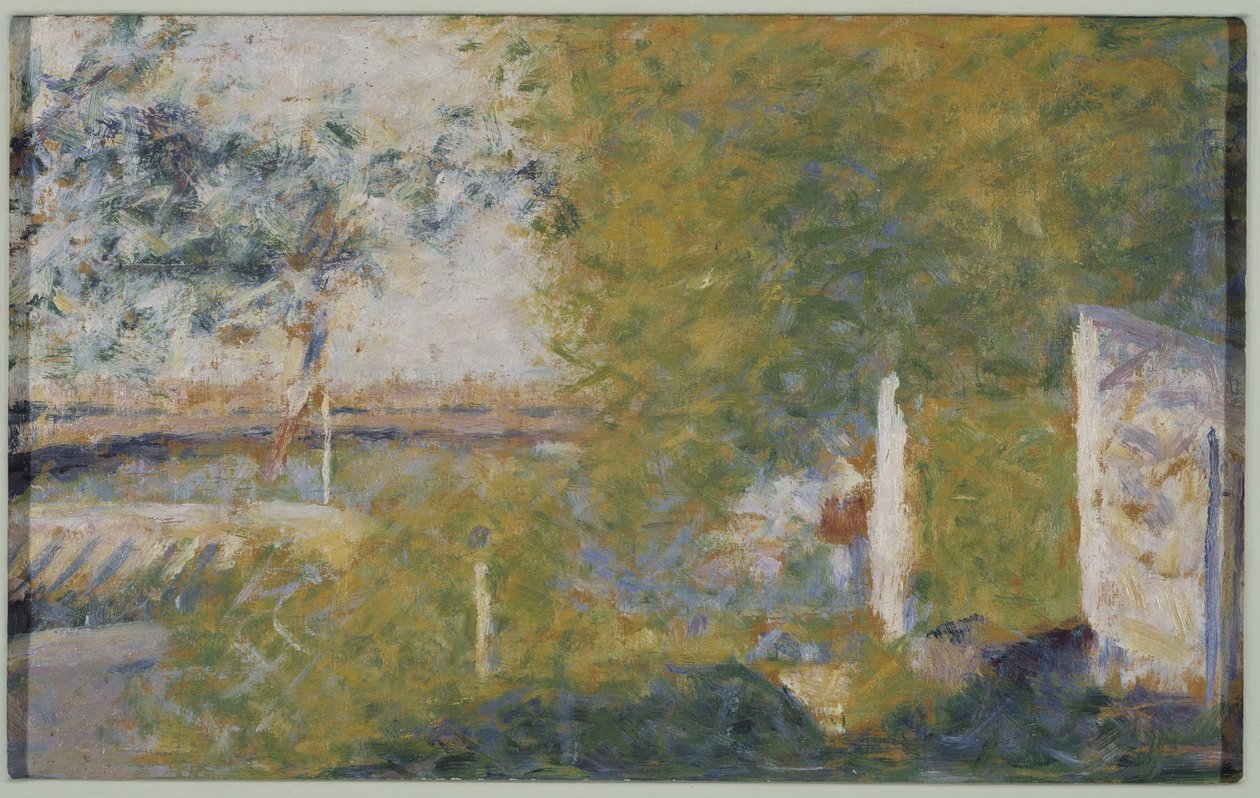 De brug bij Bineau door Georges Seurat