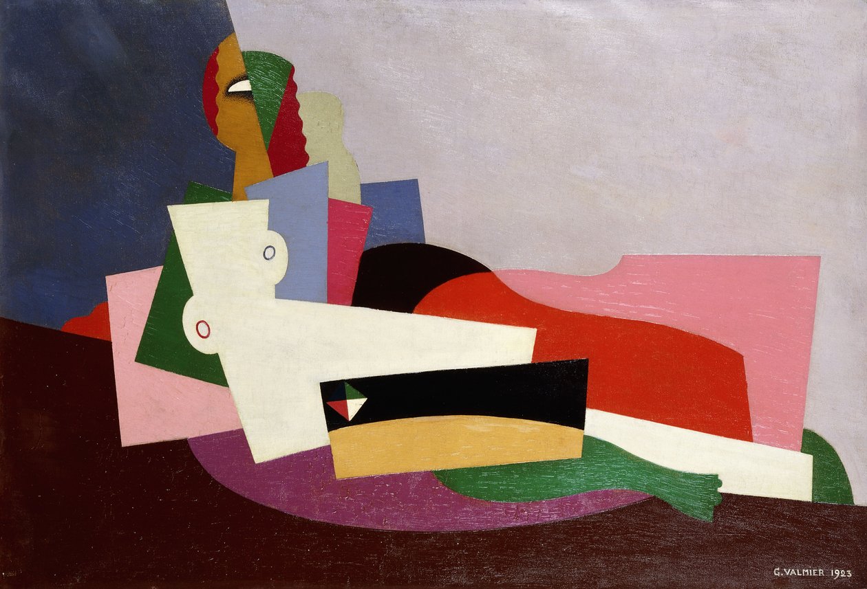 Naakt liggend, 1923 door Georges Valmier