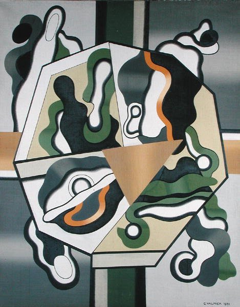 De Vijf Zintuigen, 1931 door Georges Valmier