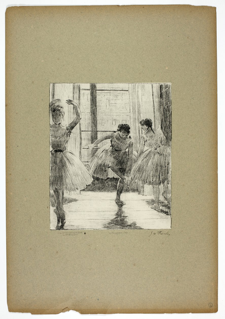 Voor de balletles door Georges William Thornley