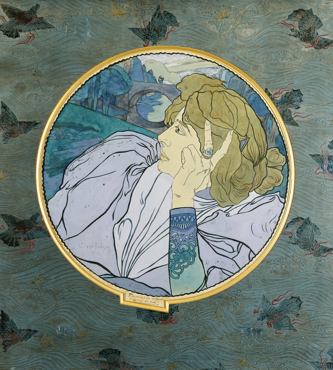 Depressie (de Stem van het Kwaad) door Georges de Feure