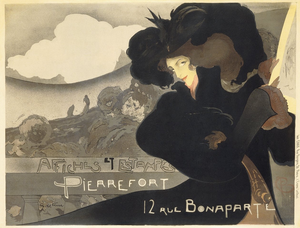 Pierrefort Posters en Prints; Affiches et Estampes Pierrefort door Georges de Feure
