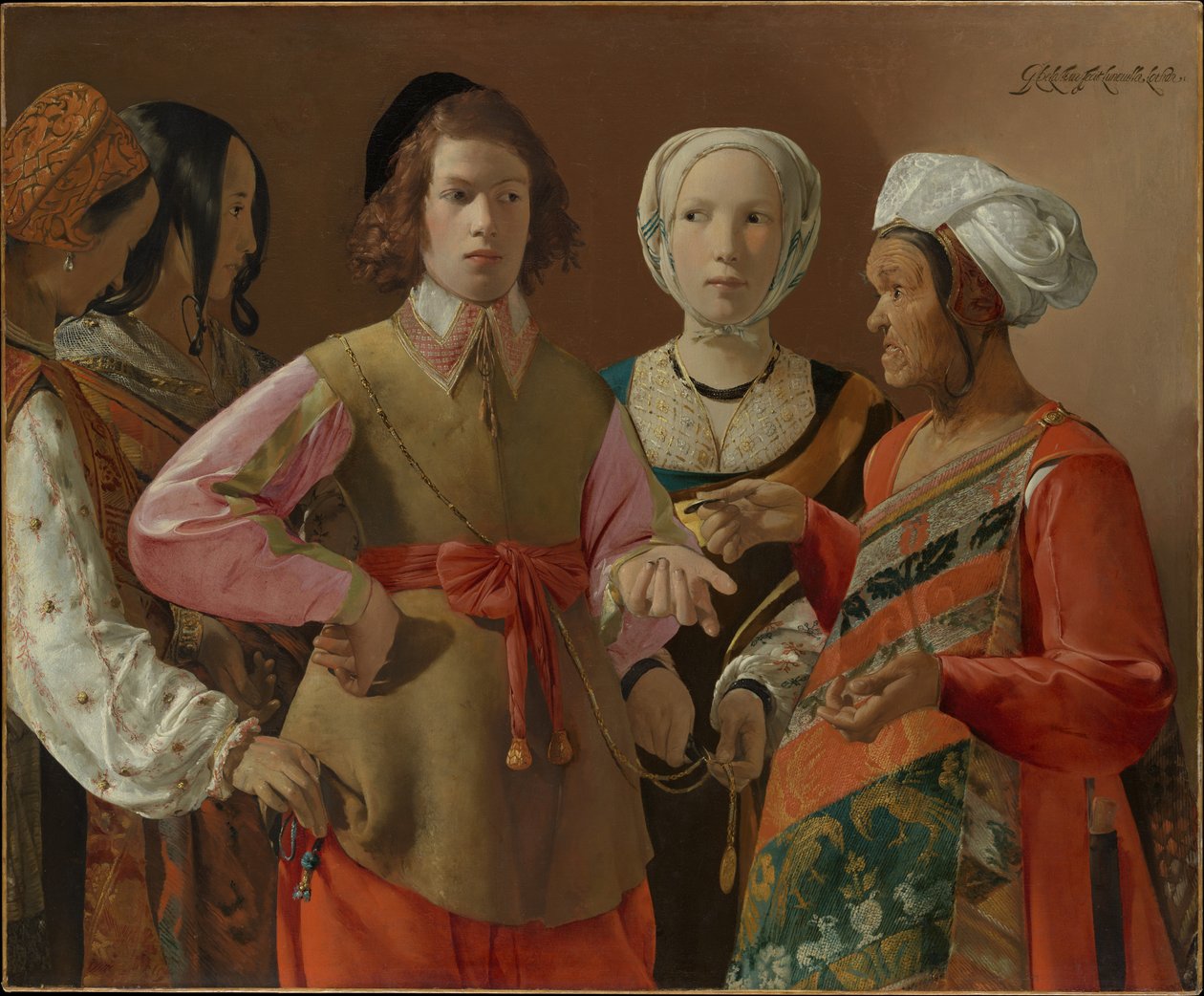 De waarzegster door Georges de La Tour