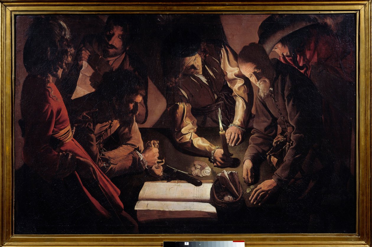 Geld betaalt ook betekent afrekenen door Georges de La Tour