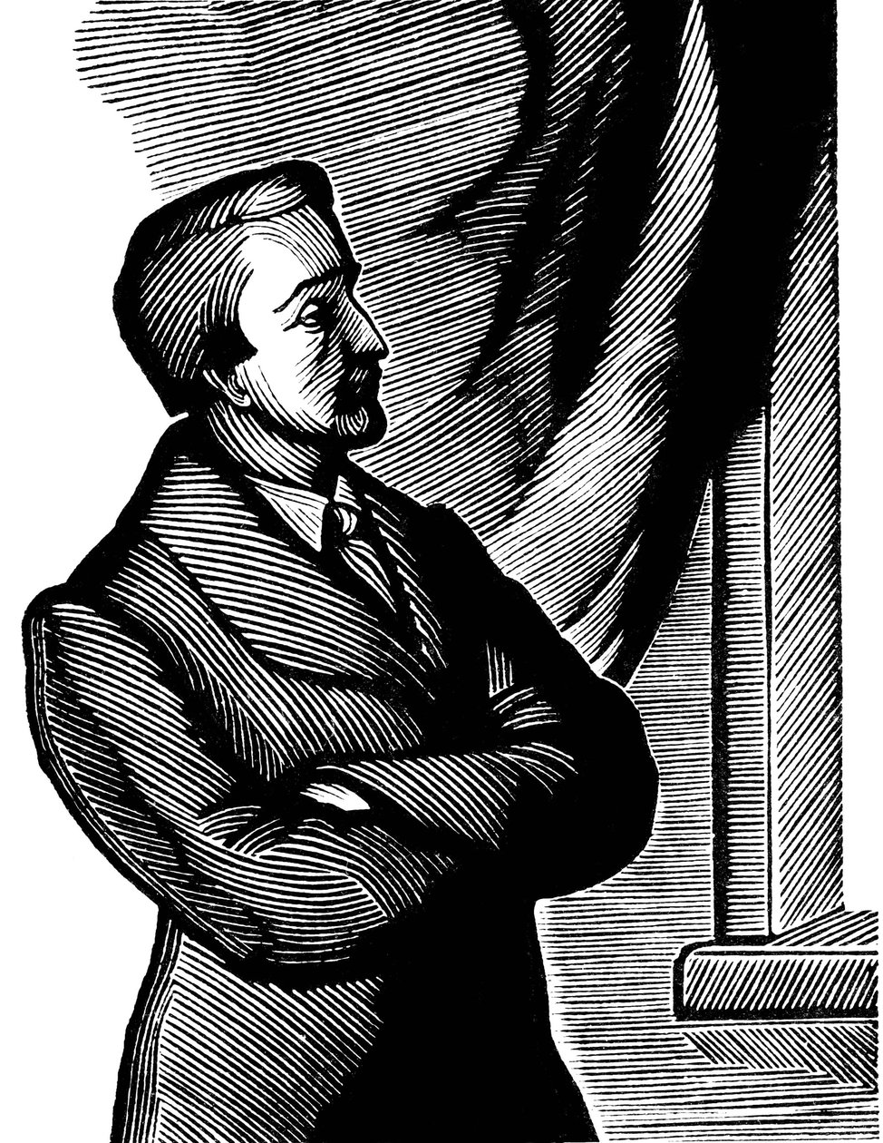 Heinrich Heine, 19e-eeuwse Duitse dichter, 1934 door Georgi Yecheistov