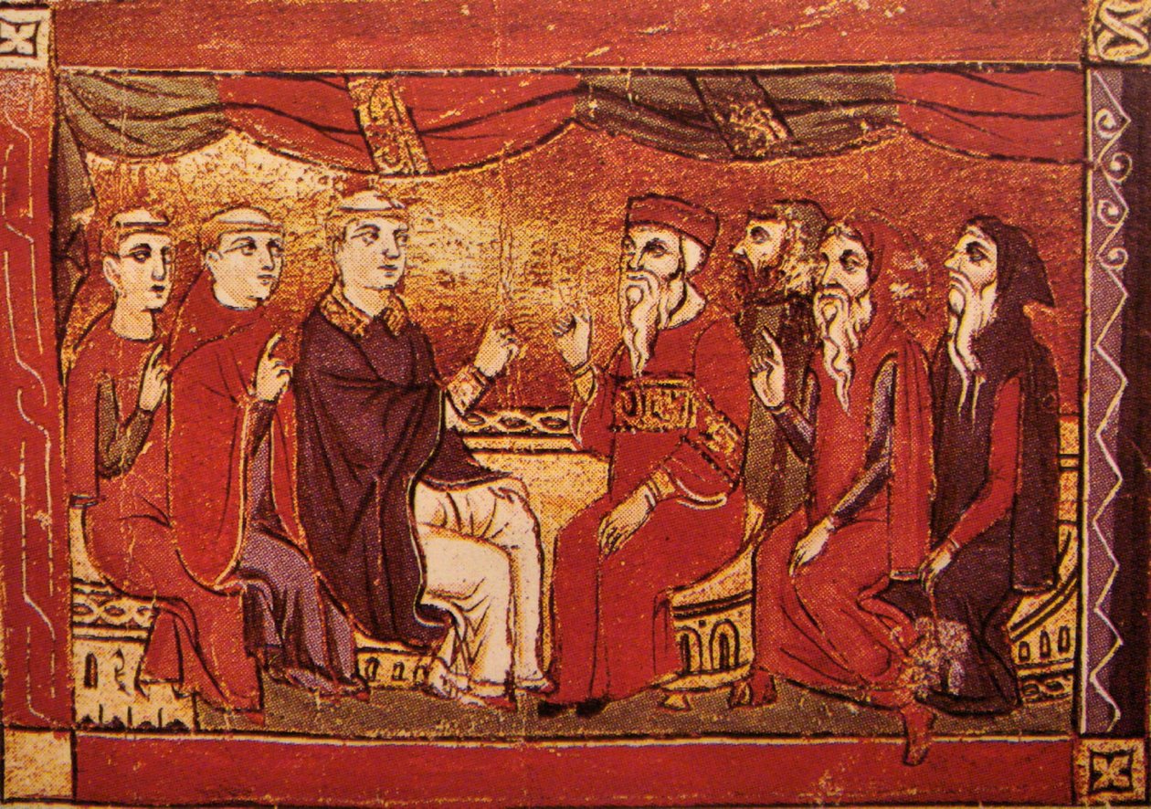 Debat tussen katholieken en oosterse christenen, Atlas des Croisades, Acre 1290 (23089306612) door Georgia Levan Ramishvili from Tbilisi