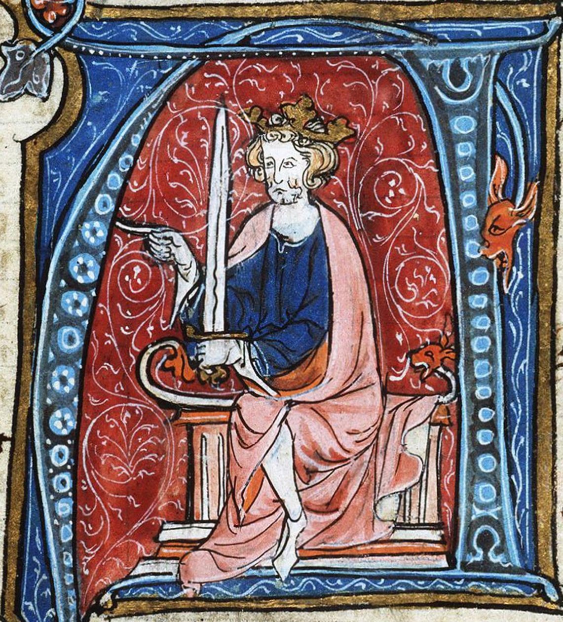 Conrad I de Jongere, koning van Oost-Frankrijk, uit Spieghel Historiael van Jacob van Maerlant, ca. 1330 (33526342263) door Georgia Levan Ramishvili from Tbilisi
