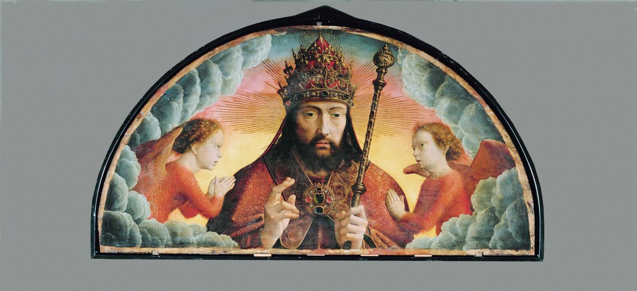 Dieu Pere benissant - God Vader geeft zijn ... door Gerard David