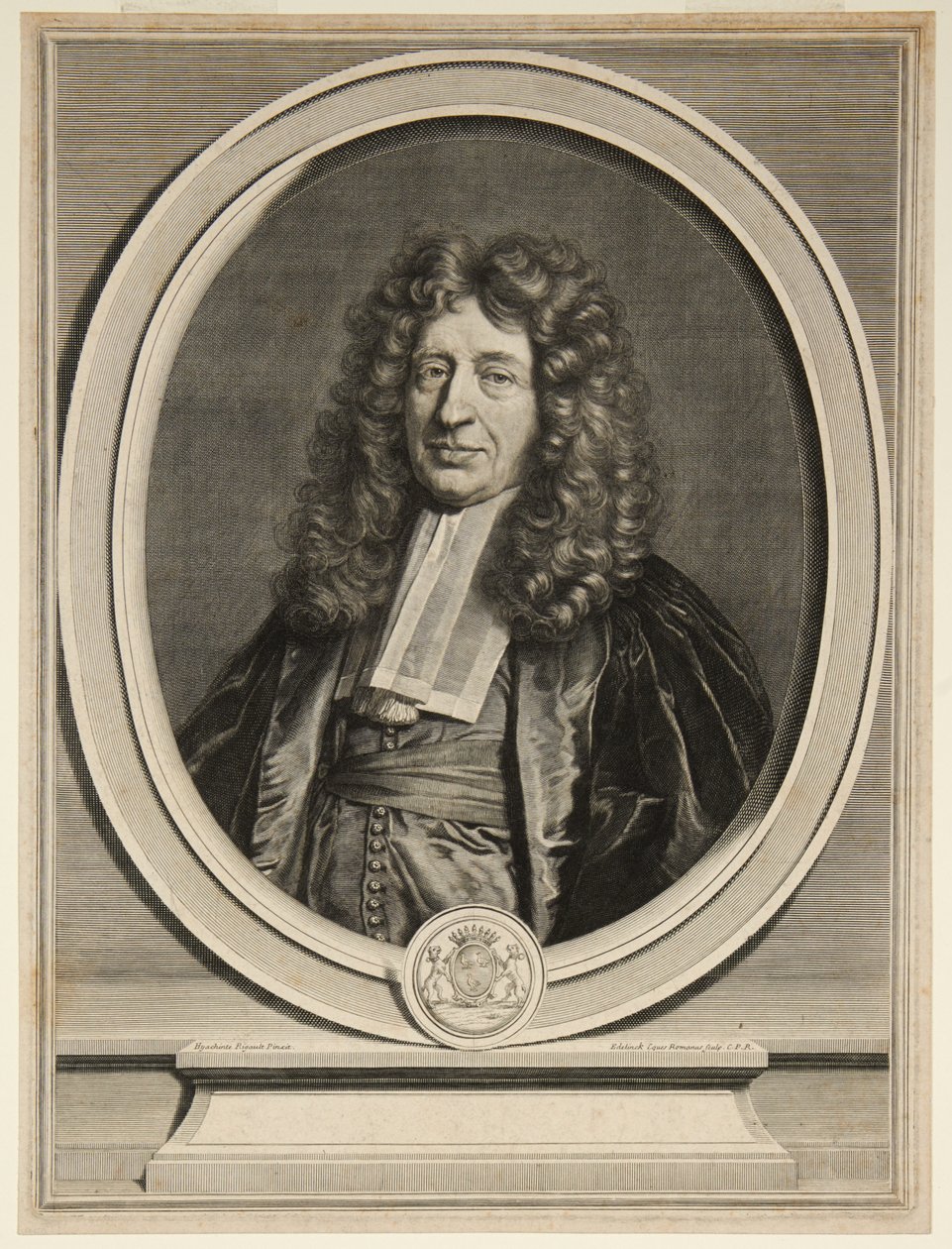 Claude Gédéon Berbier du Metz, graaf van Rosnay door Gérard Edelinck