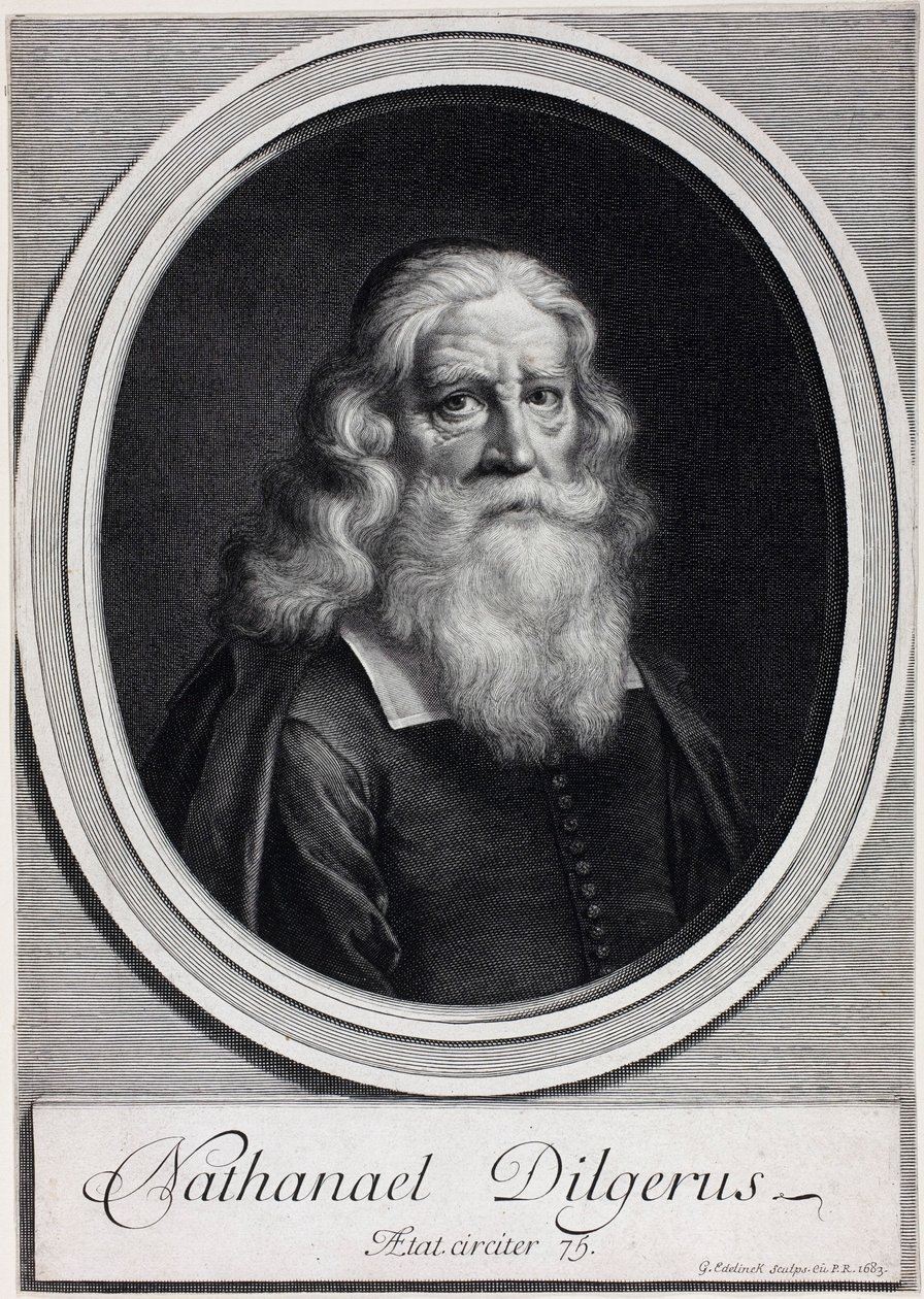 Nathanael Dilgerus door Gérard Edelinck