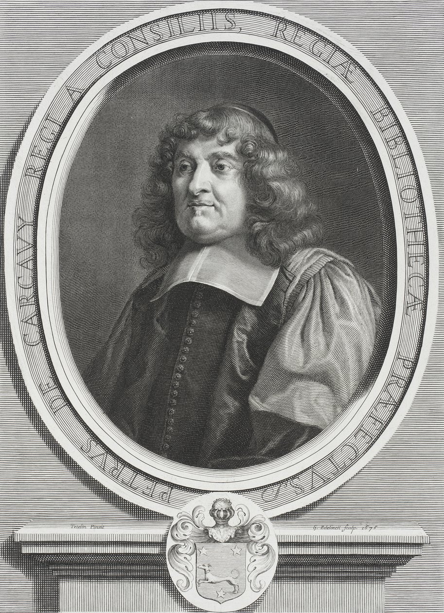 Pierre de Carcavy door Gérard Edelinck