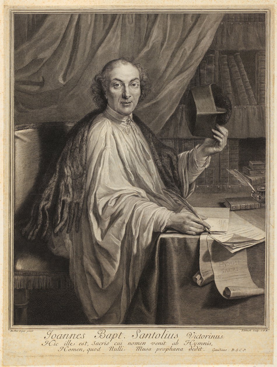 Portret van Gerbrand van Leeuwen door Gérard Edelinck