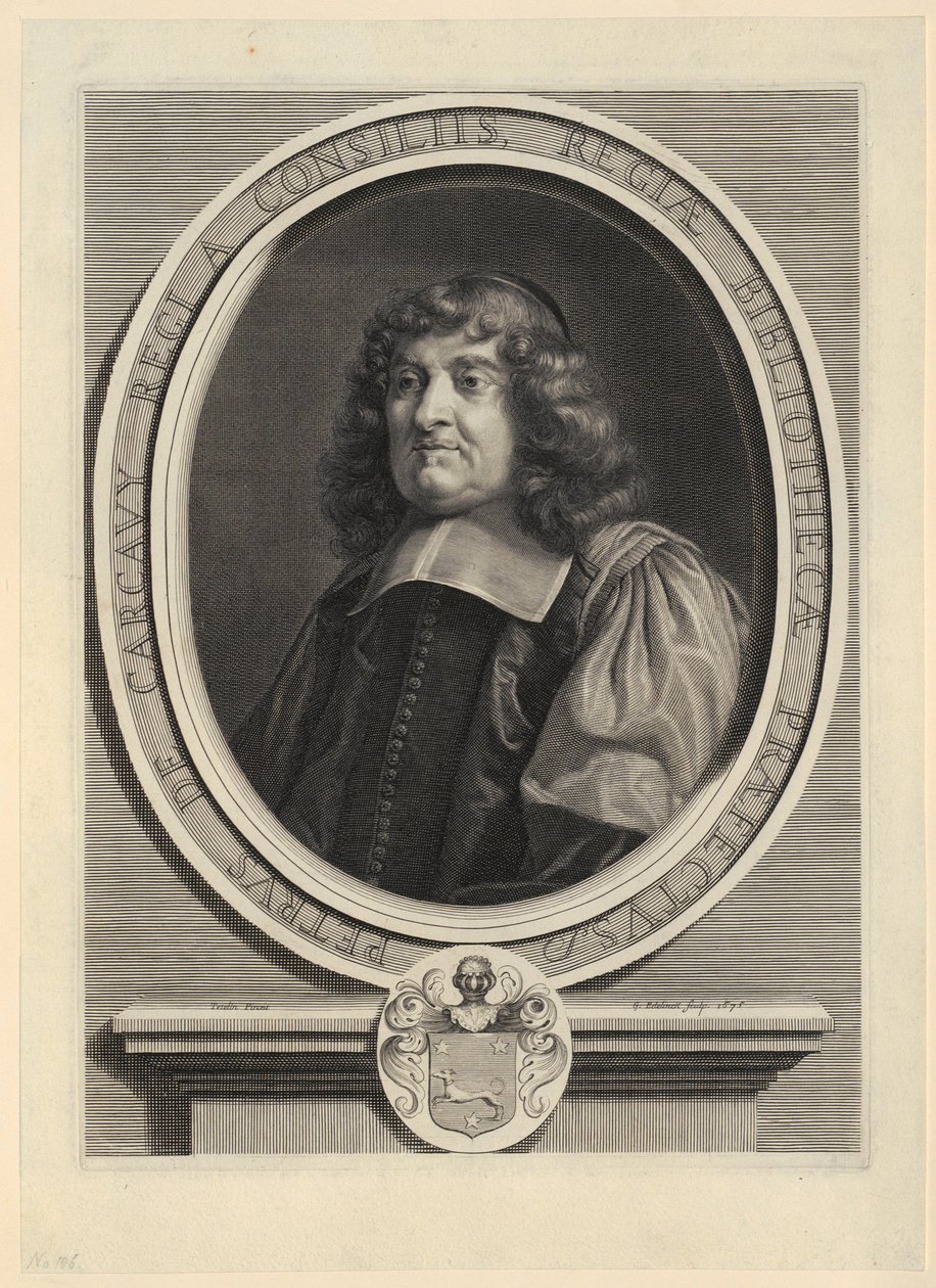 Portret van Pierre Van Bouc door Gérard Edelinck