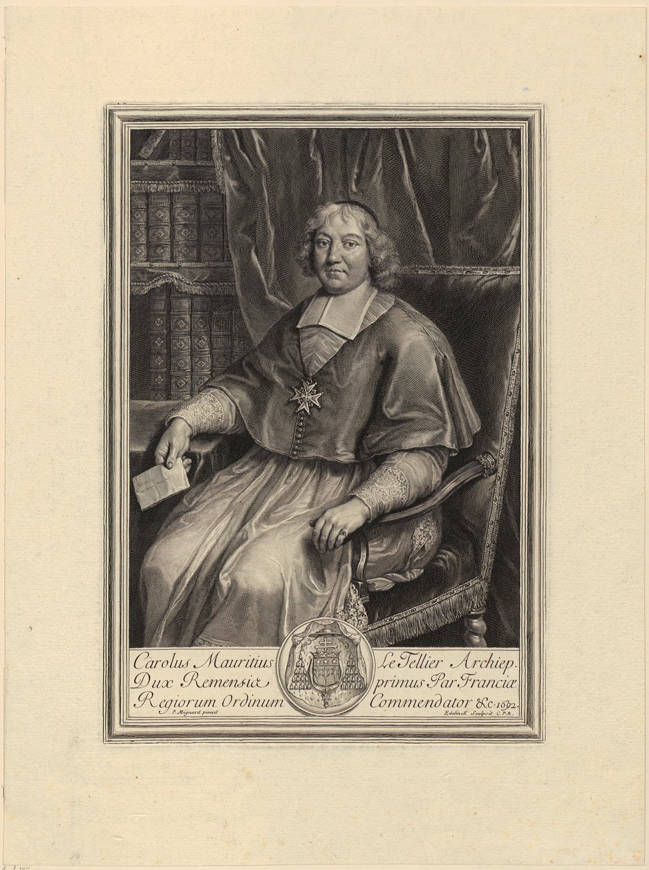 Portret van Raimond Poisson door Gérard Edelinck