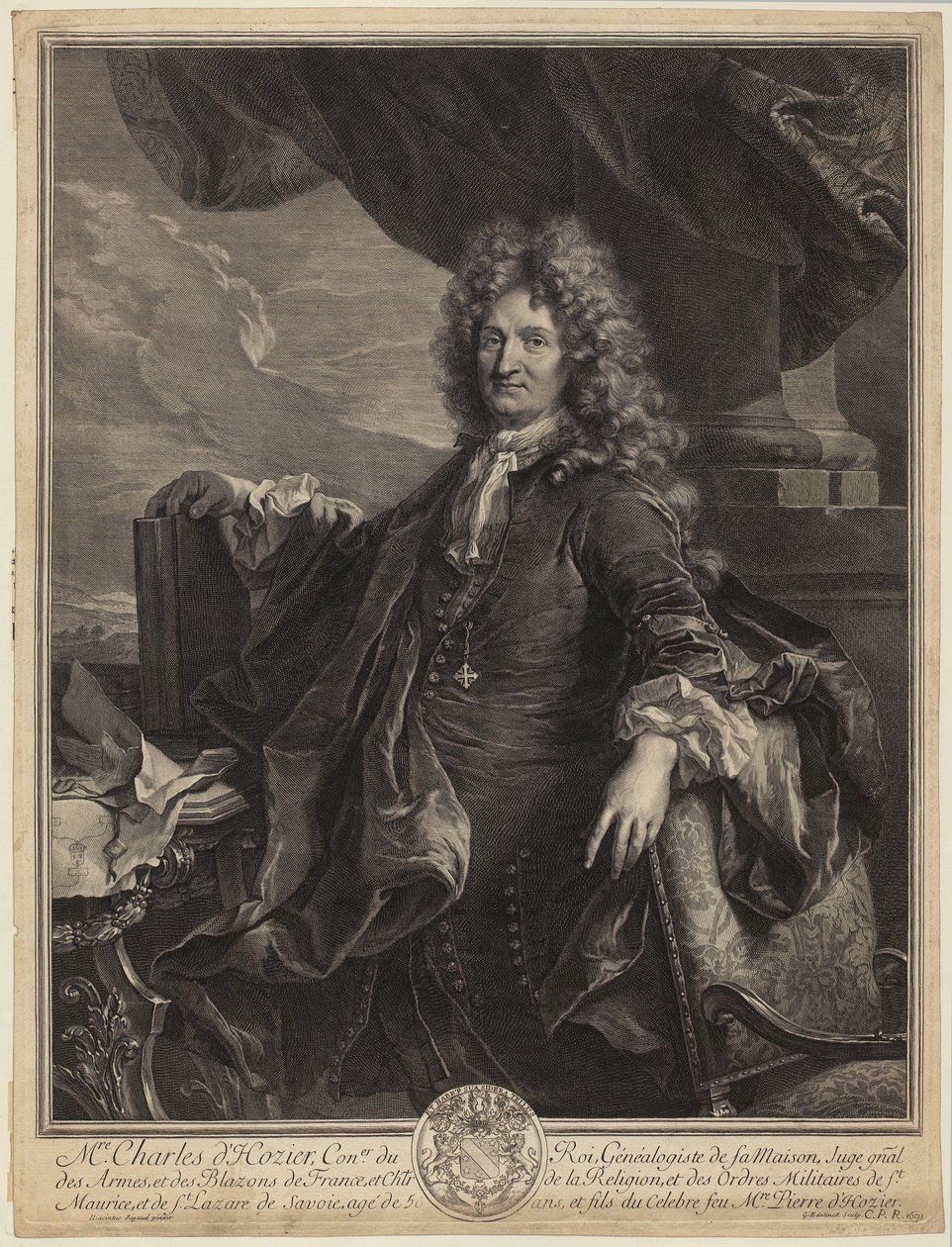 Onze-Lieve-Vrouw van de Smarten door Gérard Edelinck