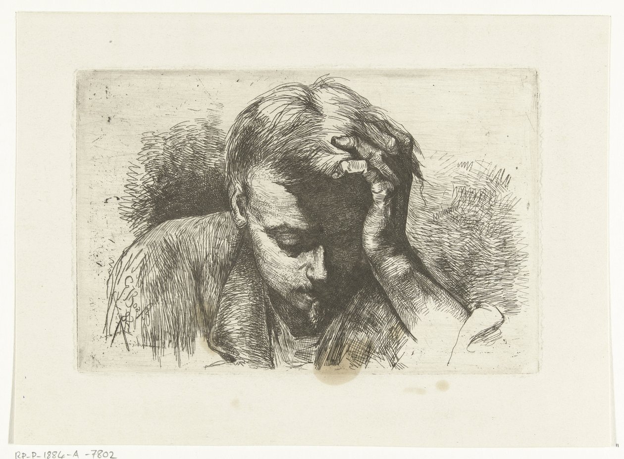 Zelfportret door Gerard Jan Bos