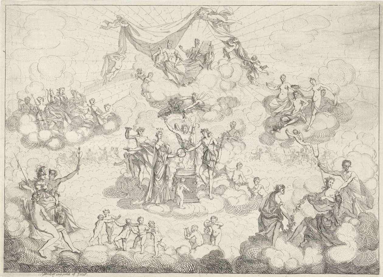 Huwelijk van Bacchus door Gerard Melder