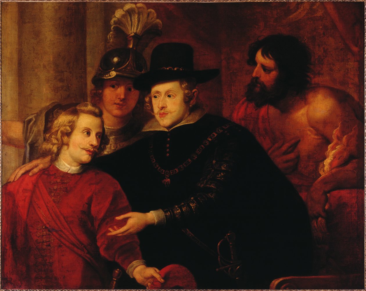 Filips IV van Spanje 1605-1665 stuurt zijn broer Kardinaal-Infant Ferdinand van Oostenrijk 1609-1 door Gerard . Seghers