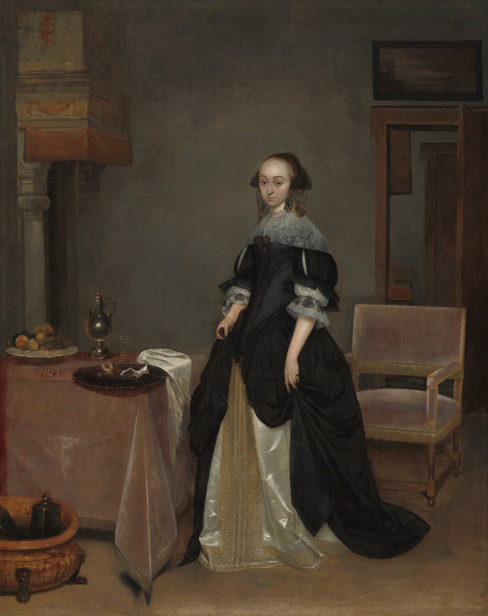Maria van Suchtelen, ca. 1666 door Gerard Terborch II