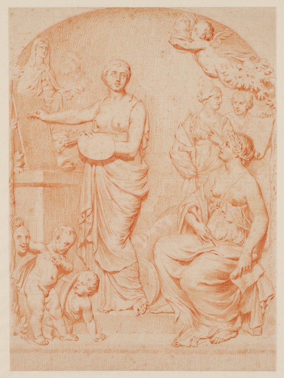 Allegorie op de kunsten door Gerard de Lairesse