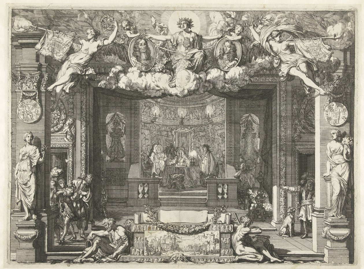 Allegorie op het Verdrag van Westminster door Gerard de Lairesse