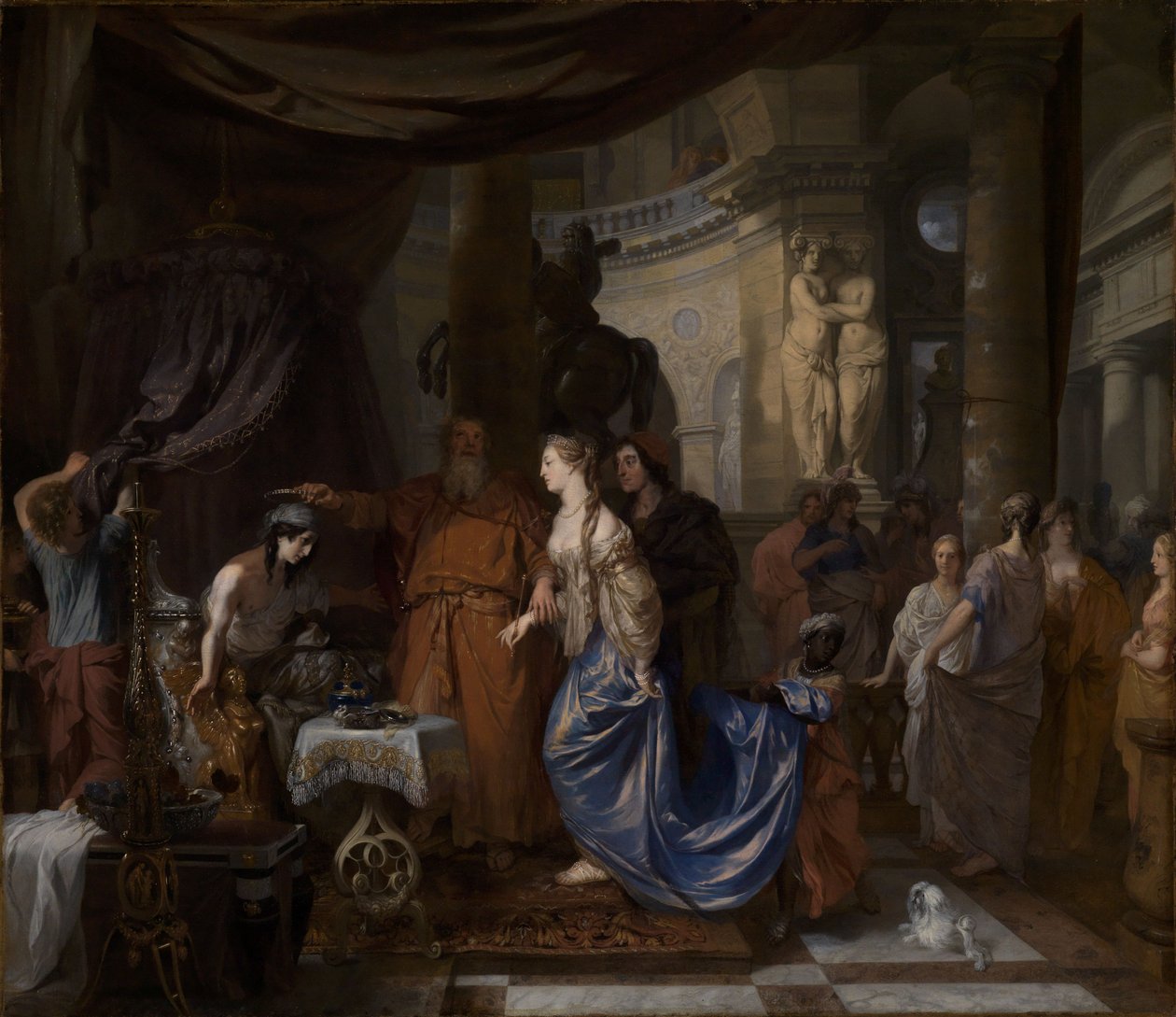 Antiochus en Stratonice door Gerard de Lairesse