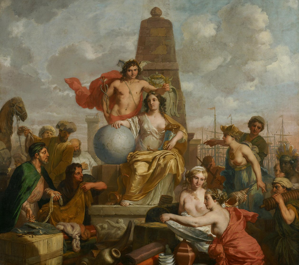 De Stedenmaagd van Amsterdam door Gerard de Lairesse
