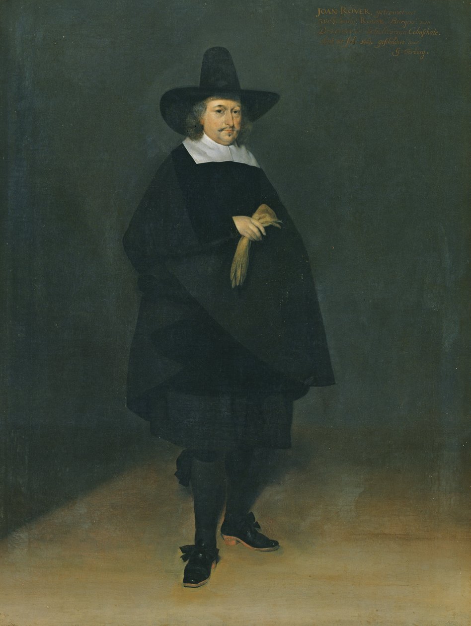 Portret van burgemeester Jan Roever (1610-61) door Gerard ter Borch