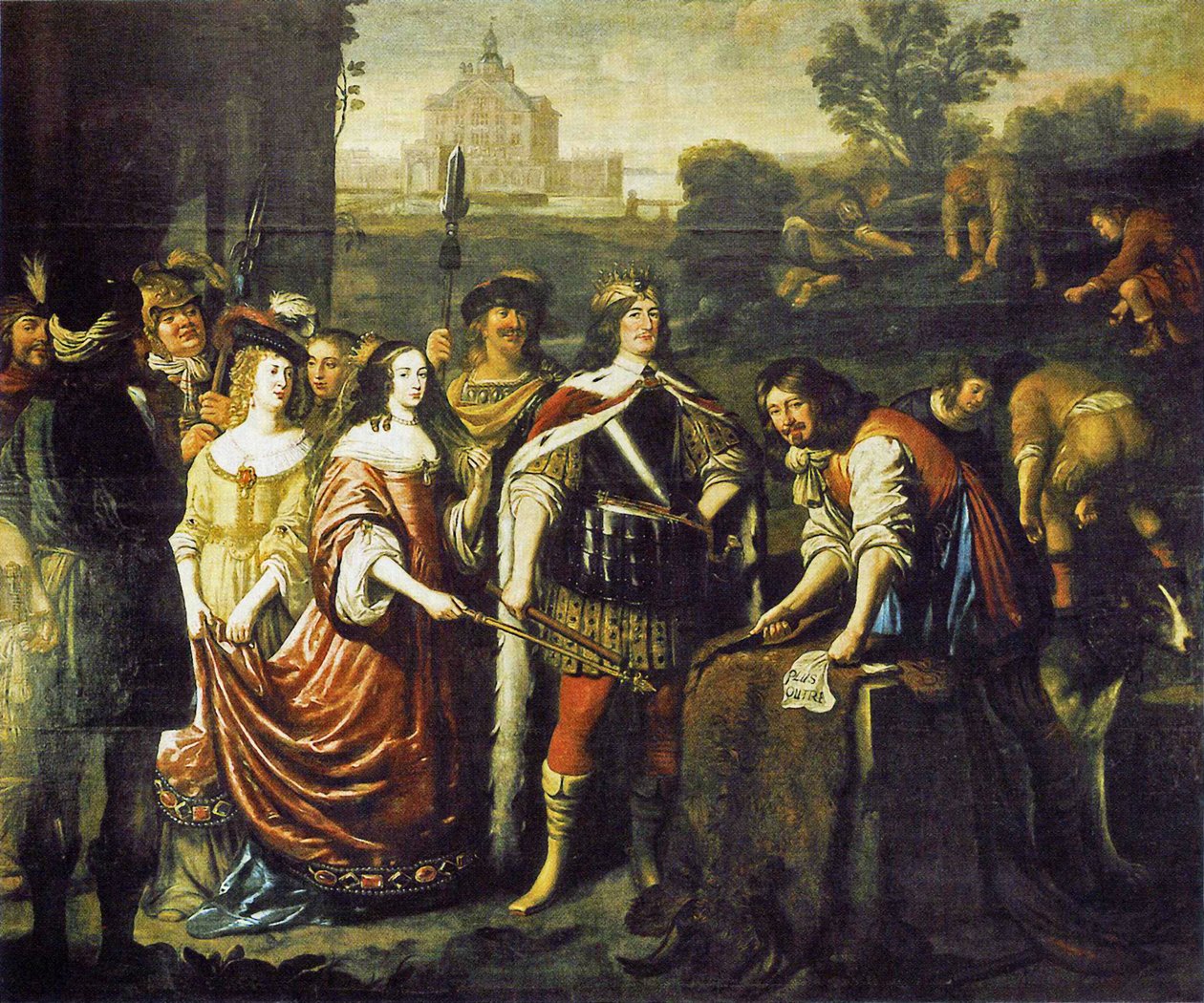 Allegorie op de stichting van Oranienburg door Gerard van Honthorst