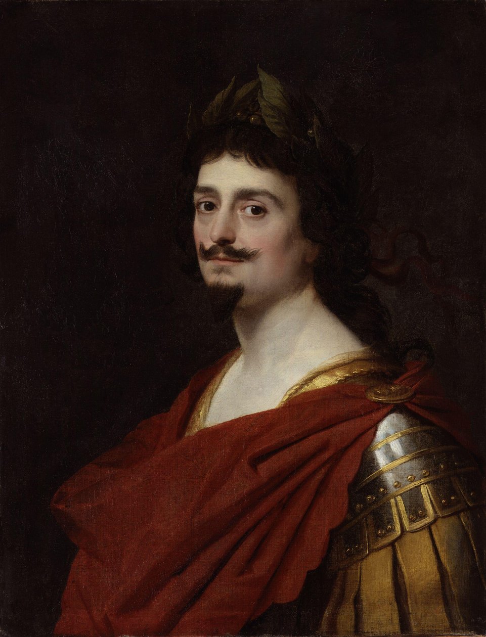 Portret van Frederik V, keurvorst Palatijn (1596-1632), als Romeinse keizer door Gerard van Honthorst
