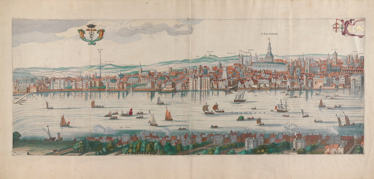 Londen, panoramisch uitzicht door Gerard van Keulen