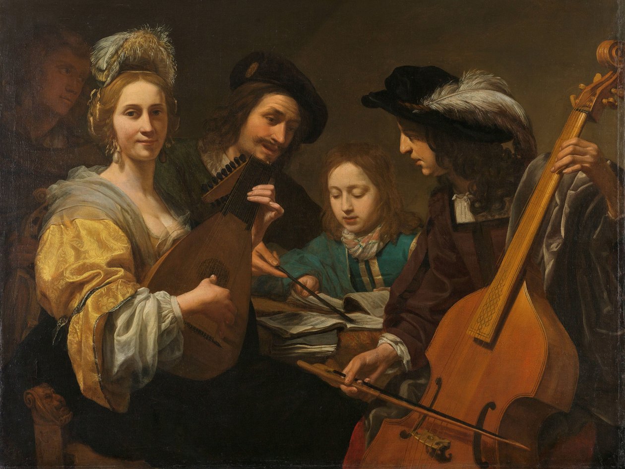 Een Muzikaal Gezelschap door Gerard van Kuijl