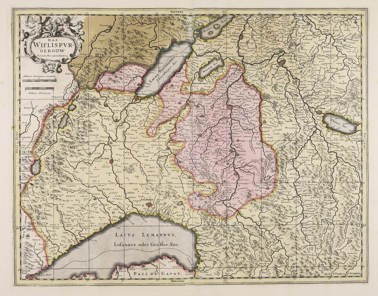 Das Wiflispurgergow / Gerardo Mercatore auctore door Gerardus Mercator