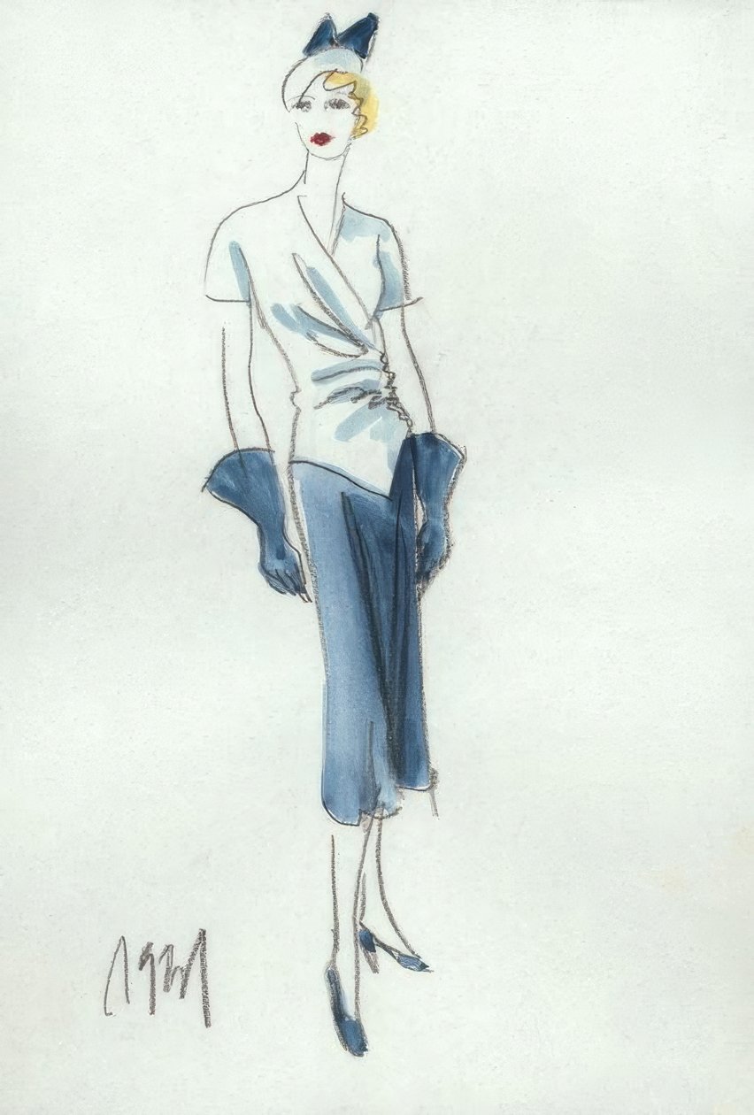 Damesmode 1931, Rok en Blouse door Gerd Hartung