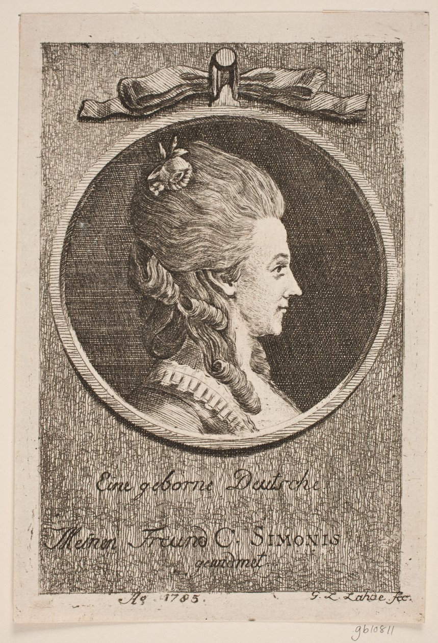 Een geboren Duitser. Gewijd aan mijn vriend C. Simonis door Gerhard Ludvig Lahde