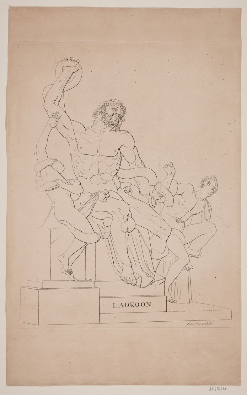 Laokoon door Gerhard Ludvig Lahde