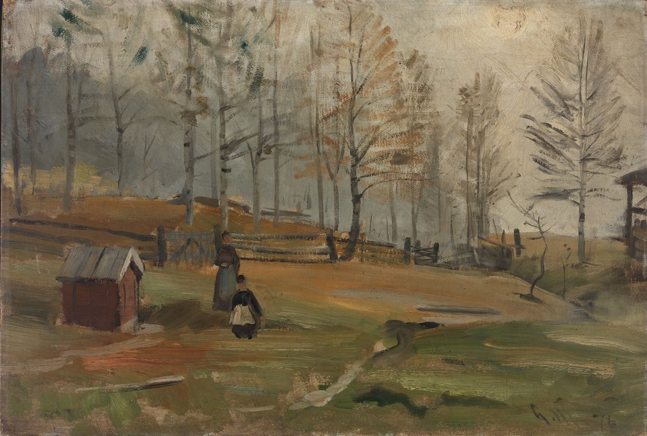 Herfst door Gerhard Munthe