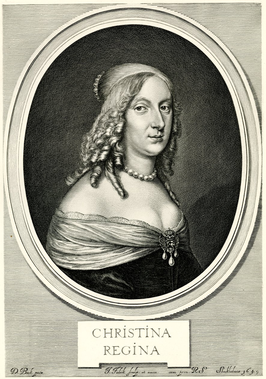 Christine Koningin van Zweden, 1884-90 door German School