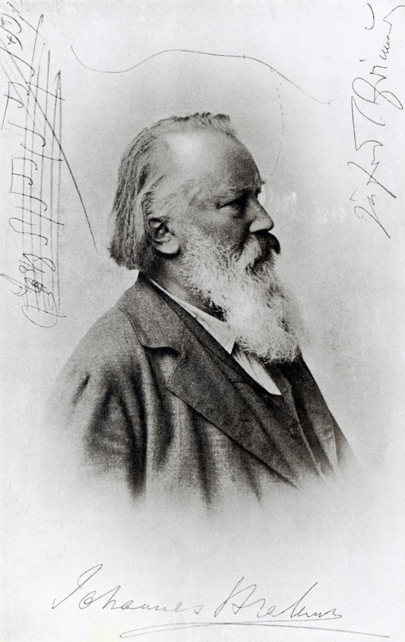 Johannes Brahms (1833-97) door German School