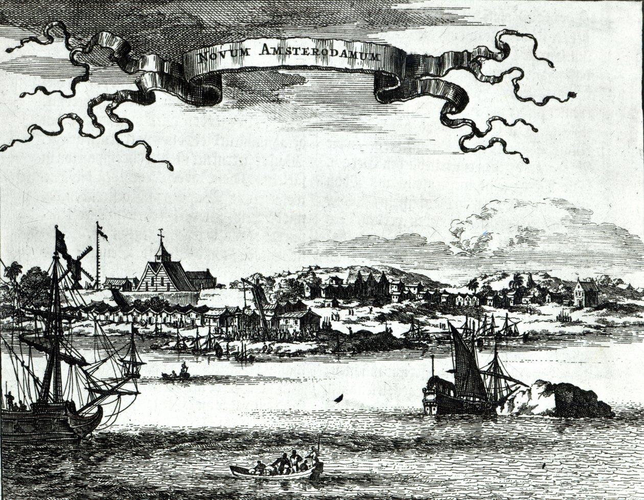 Novum Amsterodamum, ca. 1667 door German School