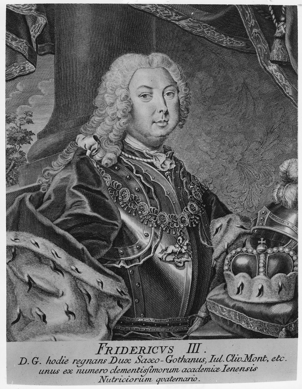 Portret van Frederik III door German School