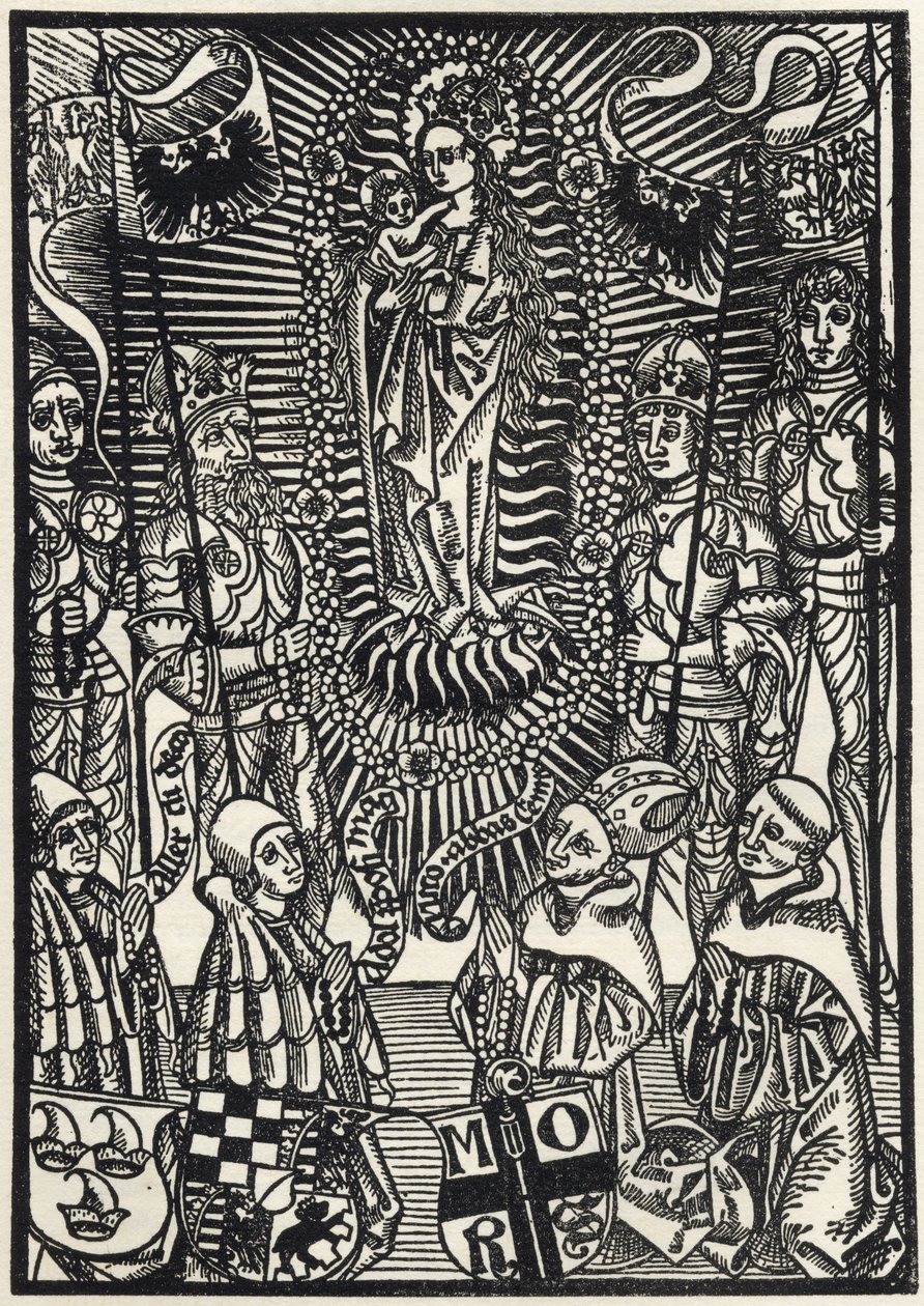 De Madonna in glorie, uit 