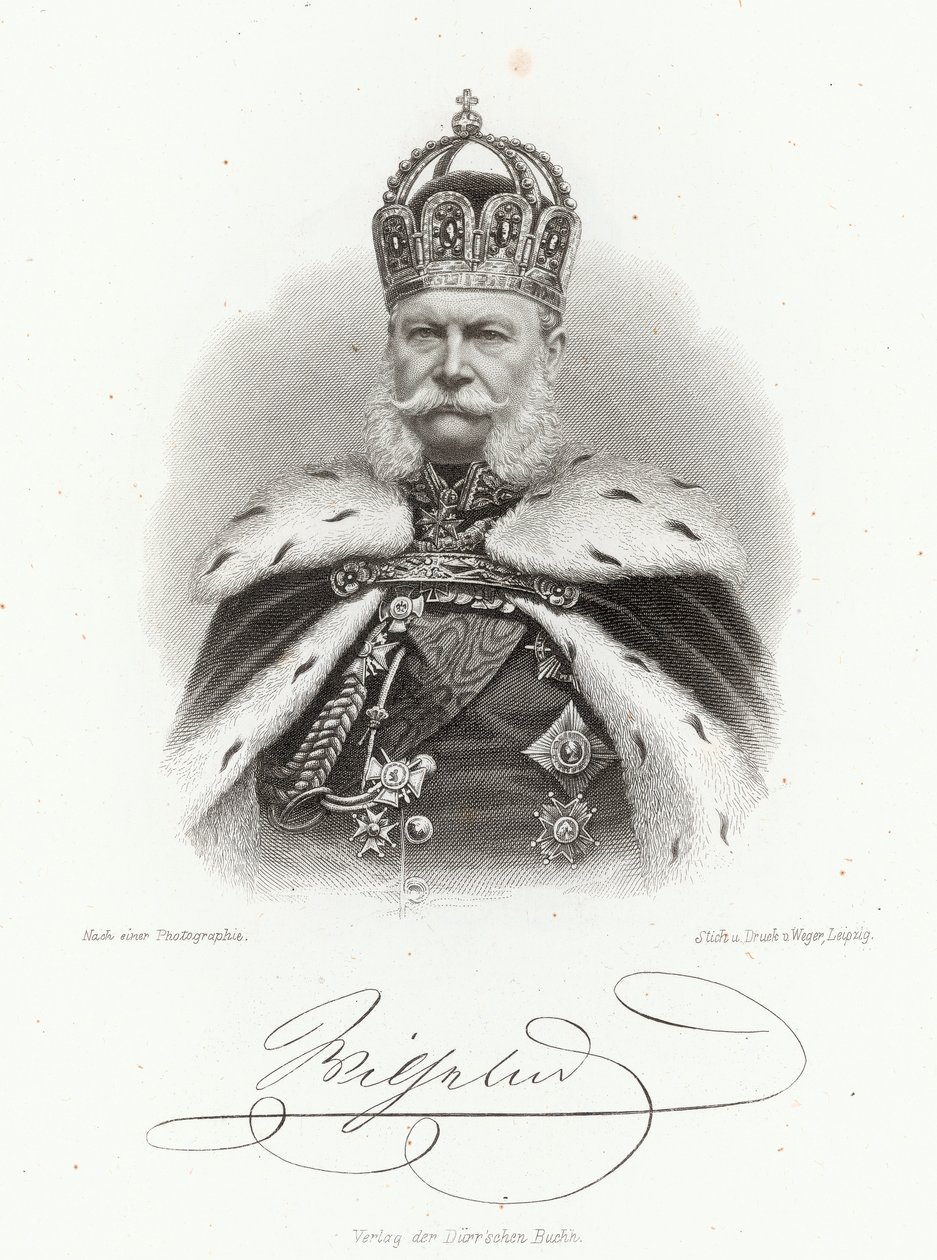 Willem I, Koning van Pruisen (1830-1916) in de 