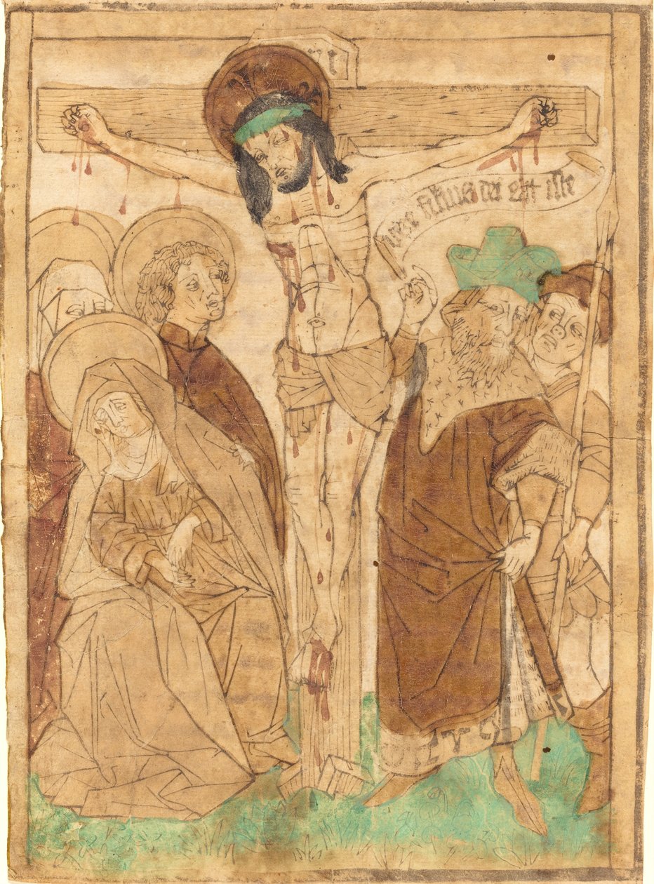 Christus aan het Kruis door German 15th Century