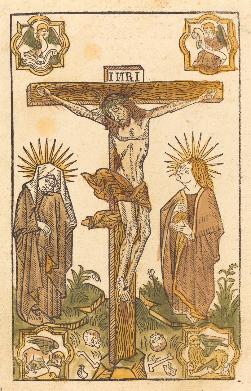 Christus aan het Kruis door German 15th Century
